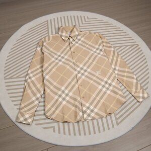 Burberry warhorse embroidered check shirt jacket Size XL